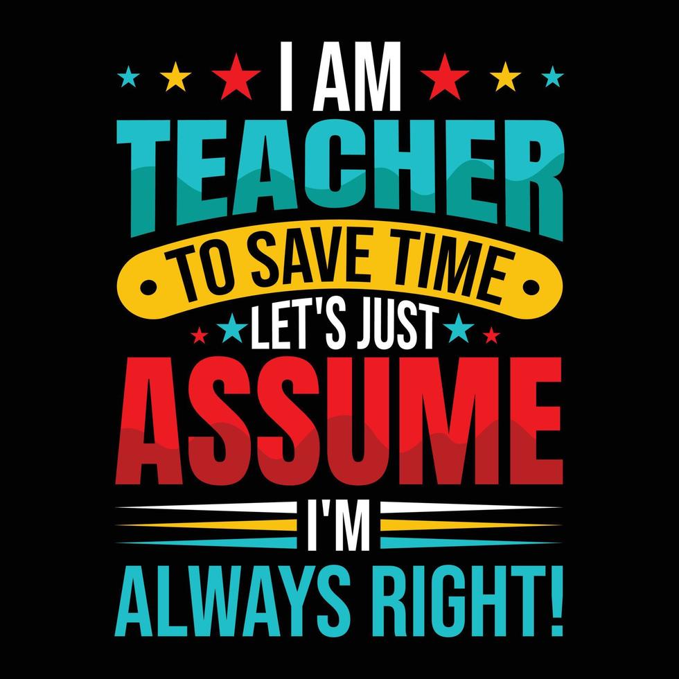 happy teacher day typography t shirt design This design is perfect for t shirts, posters, cards, mugs and more. vector in the form of eps and editable layers