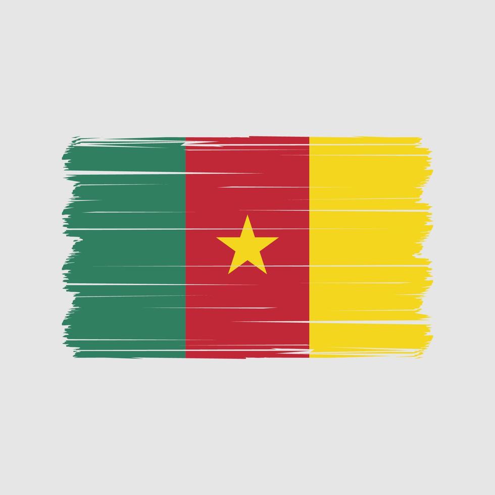 Cameroon Flag Vector. National Flag Vector