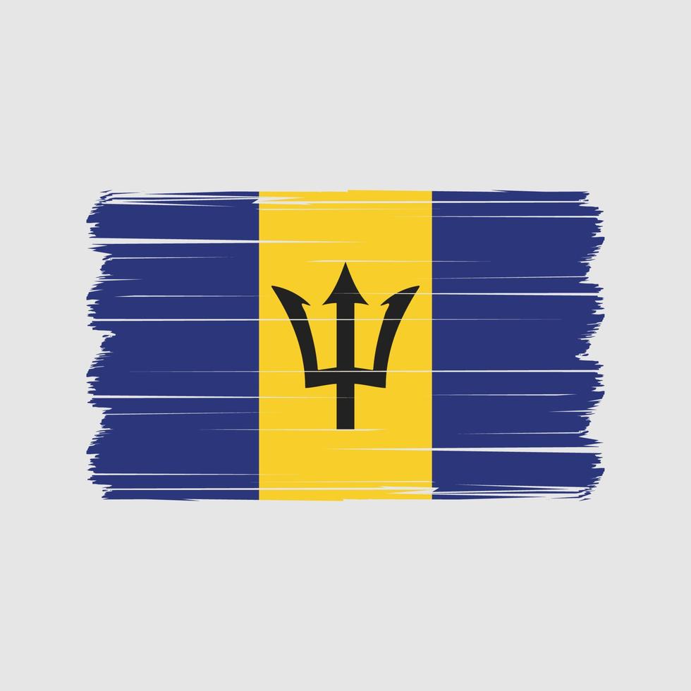 Barbados Flag Vector. National Flag Vector
