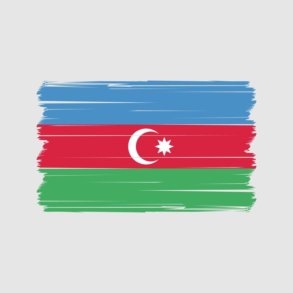 Azerbaijan Flag Vector. National Flag Vector