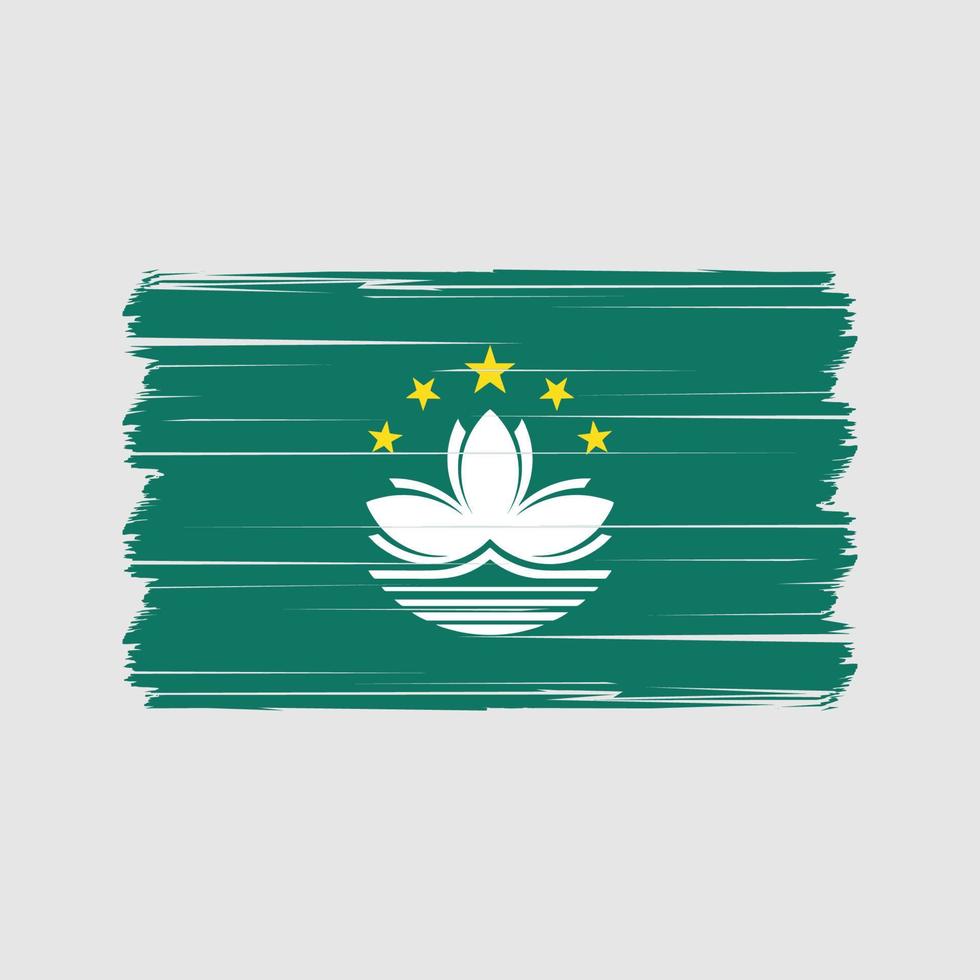 vector de la bandera de Macao. bandera nacional Vectores