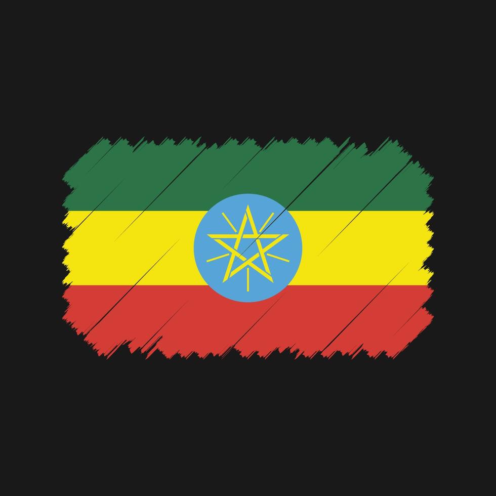 Ethiopia Flag Vector. National Flag vector