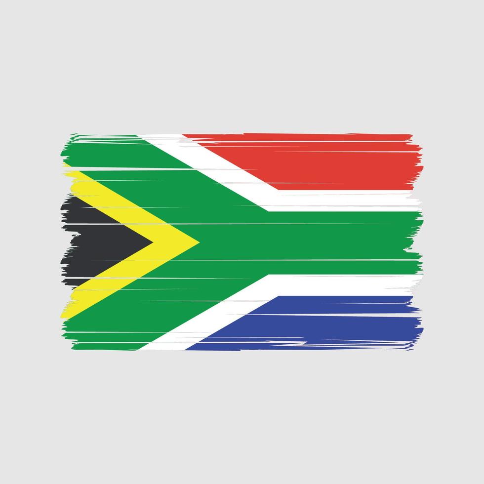 vector de la bandera de sudáfrica. bandera nacional Vectores