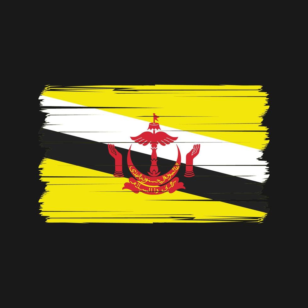 Brunei Flag Vector. National Flag Vector
