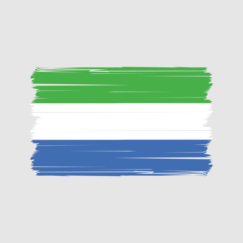 Sierra Leone Flag Vector. National Flag Vector