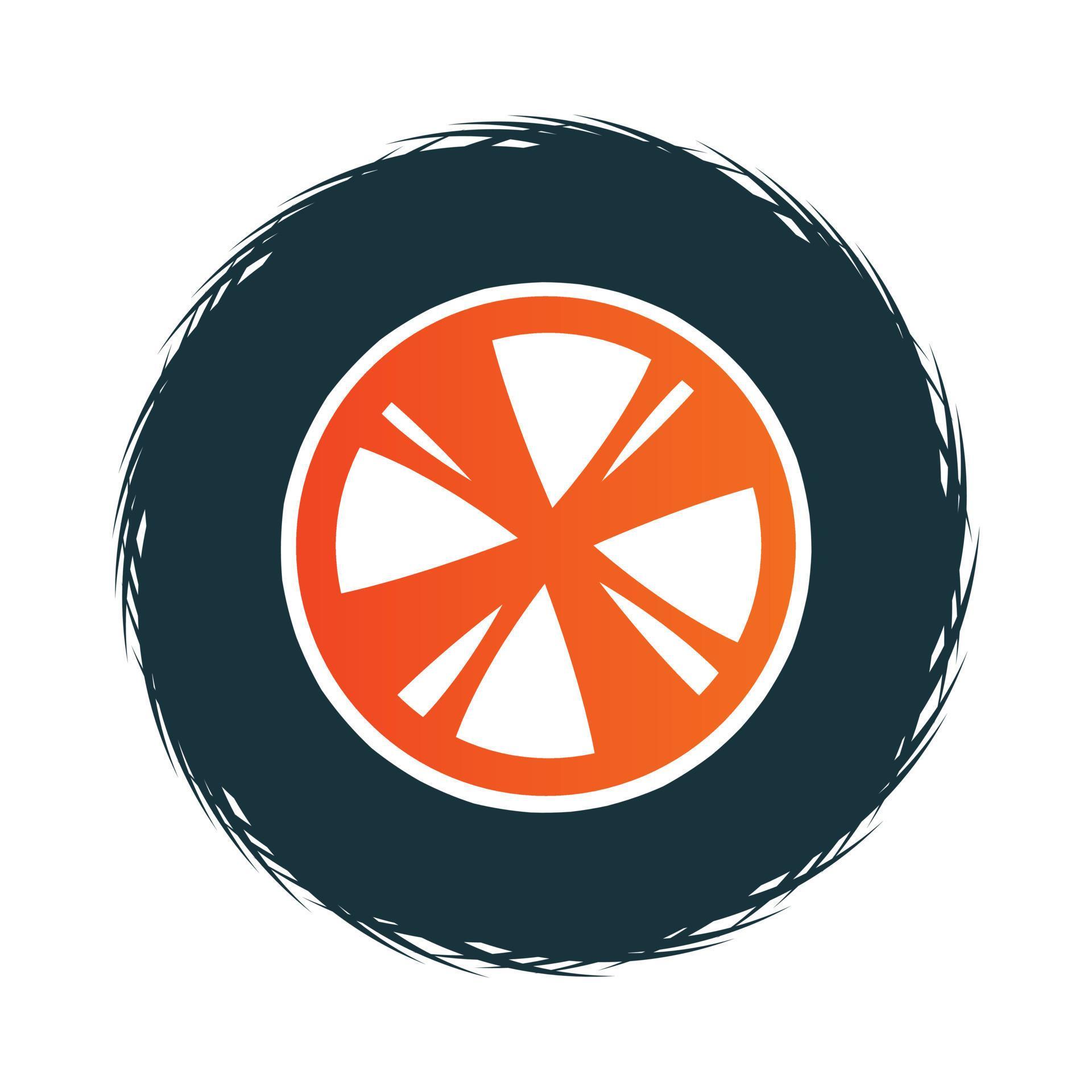 Tyre company or tyre shop vector logo design. New simple tire logo