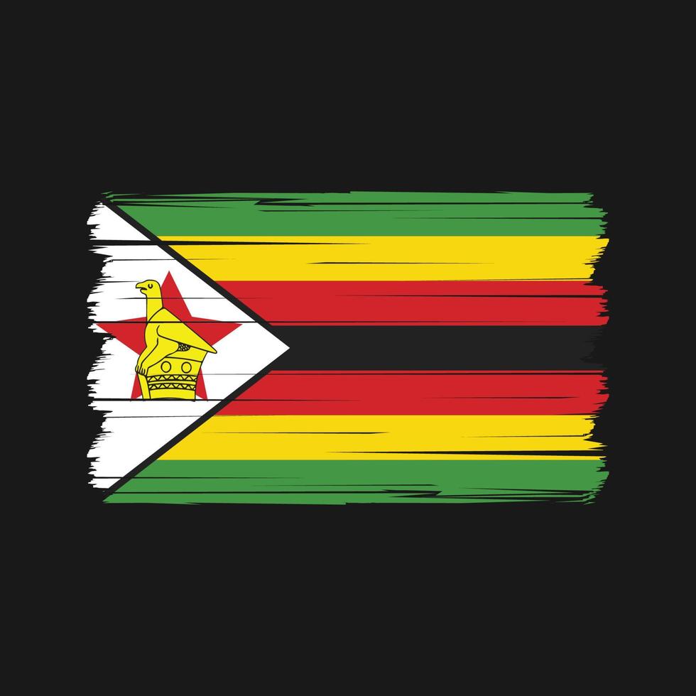 Zimbabwe Flag Vector. National Flag Vector
