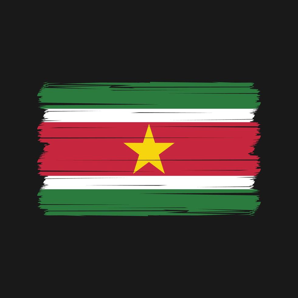 Suriname Flag Vector. National Flag Vector