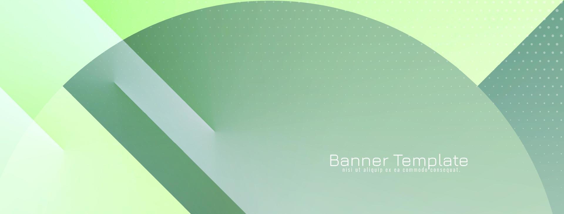 plantilla de banner geométrico colorido elegante elegante vector