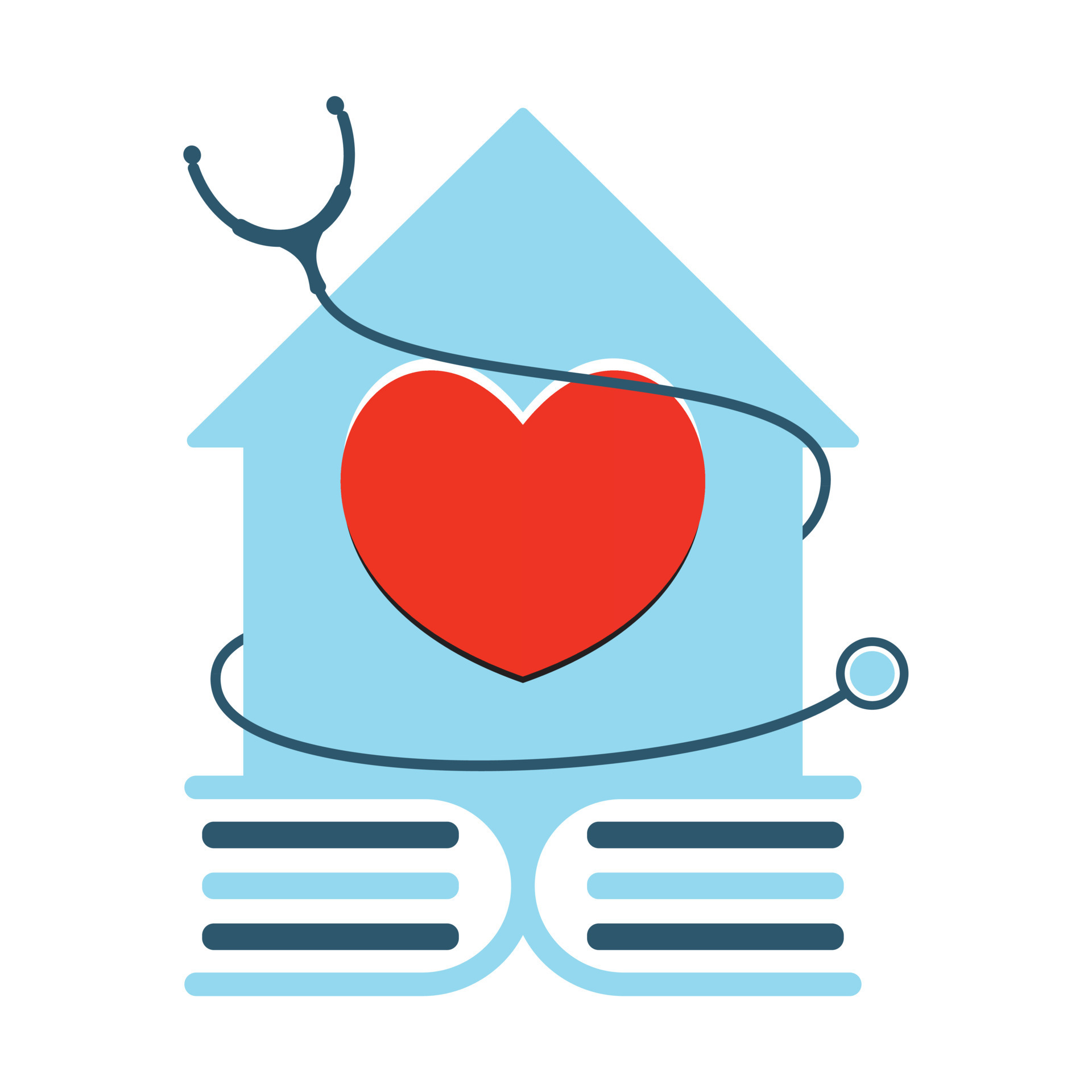 Home Care Book Logo Home Clinic With Book Concept 11482833 Vector Art home-care-book-logo-home-clinic-with-book-concept-11482833-vector-art