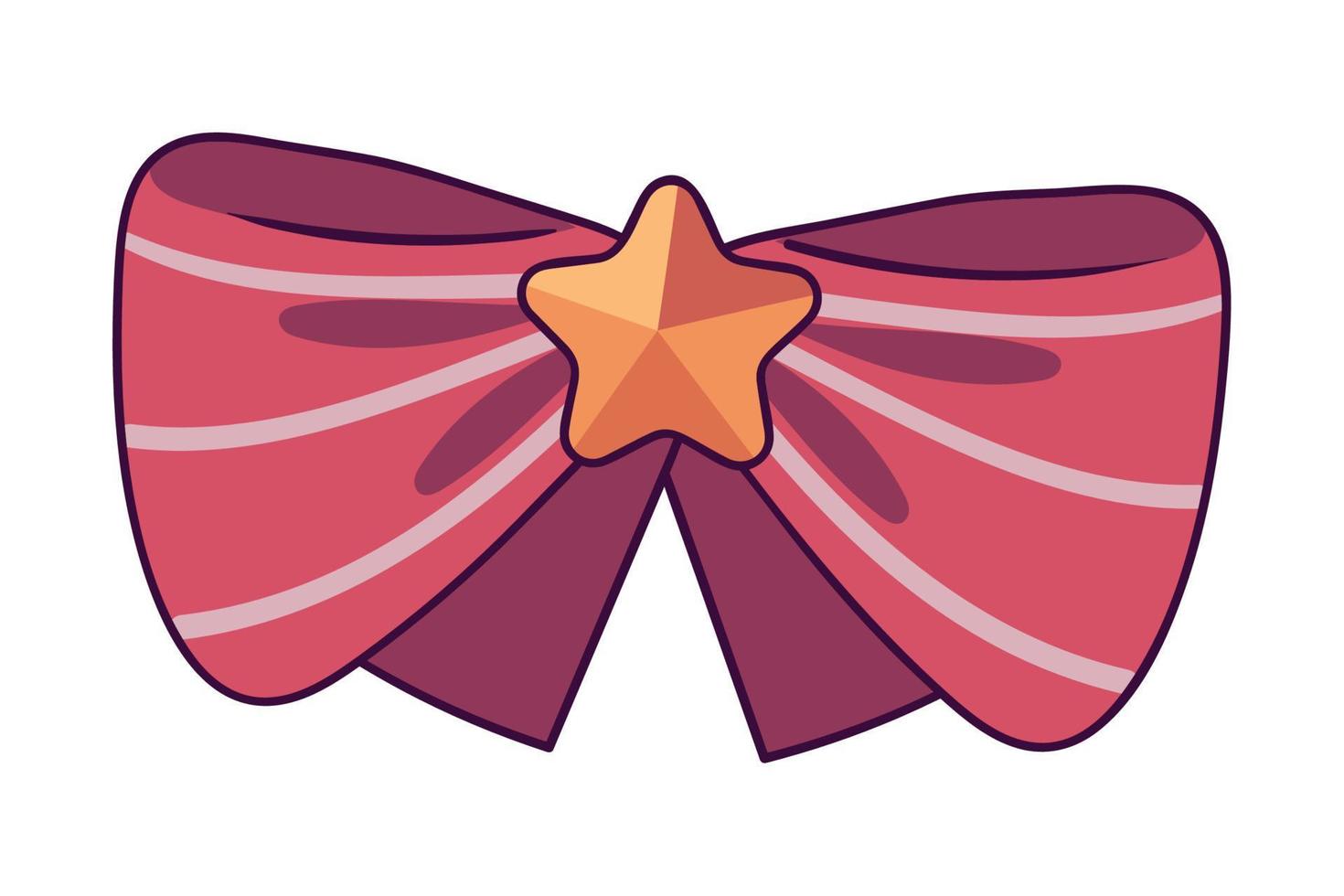 bow with star vector