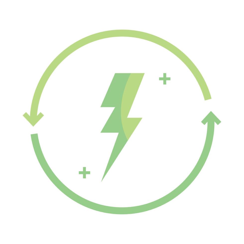 green energy power vector