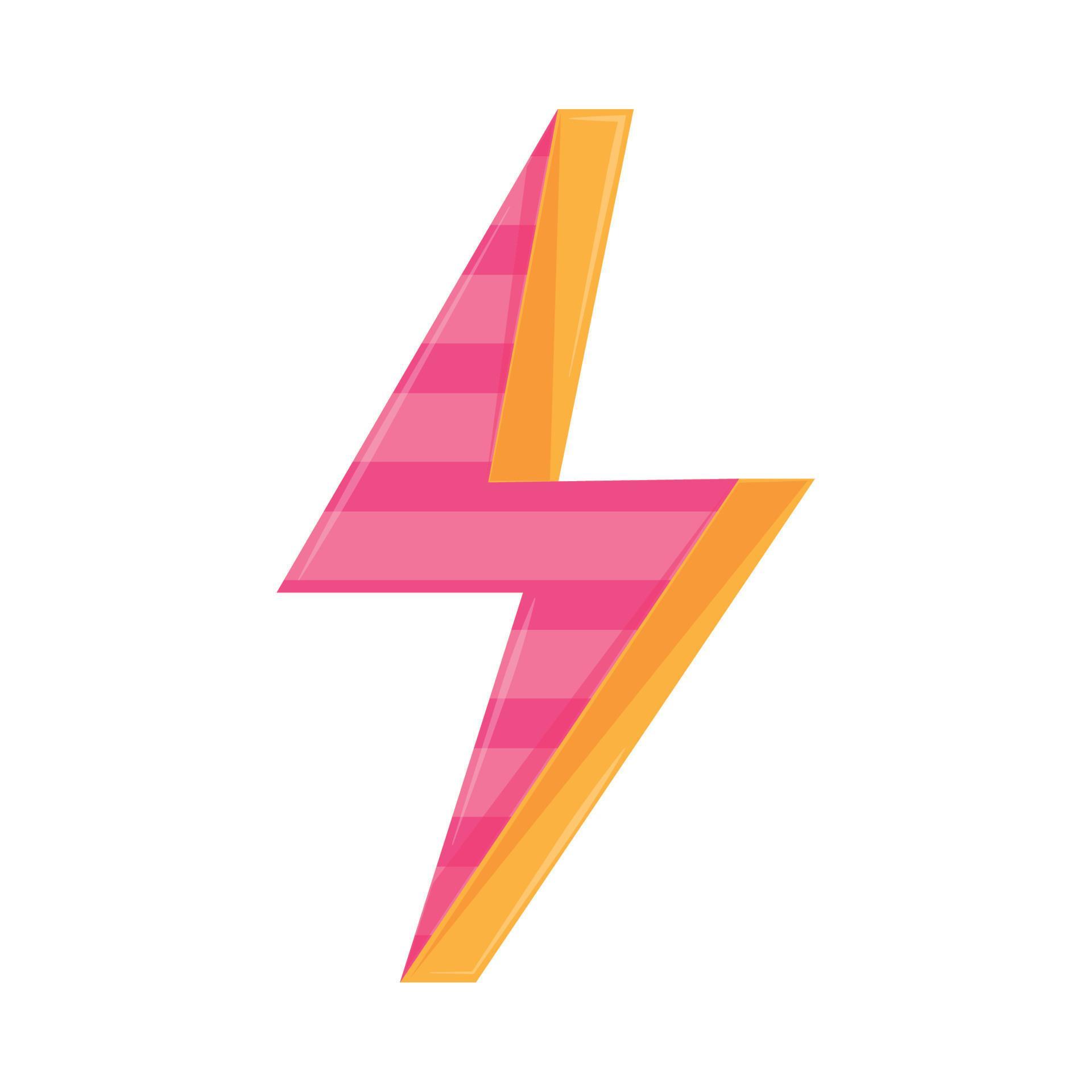 lightning 90s modern 11483384 Vector Art at Vecteezy