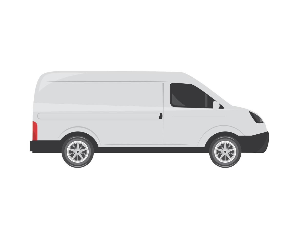 car van mockup icon vector