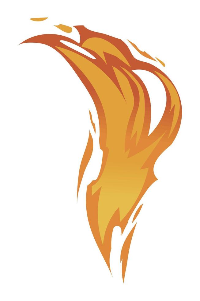 fire flame hot vector