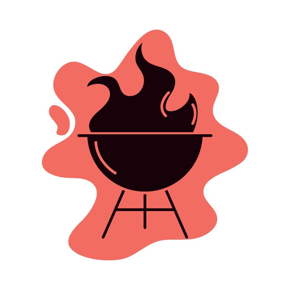 bbq grill cooking vector