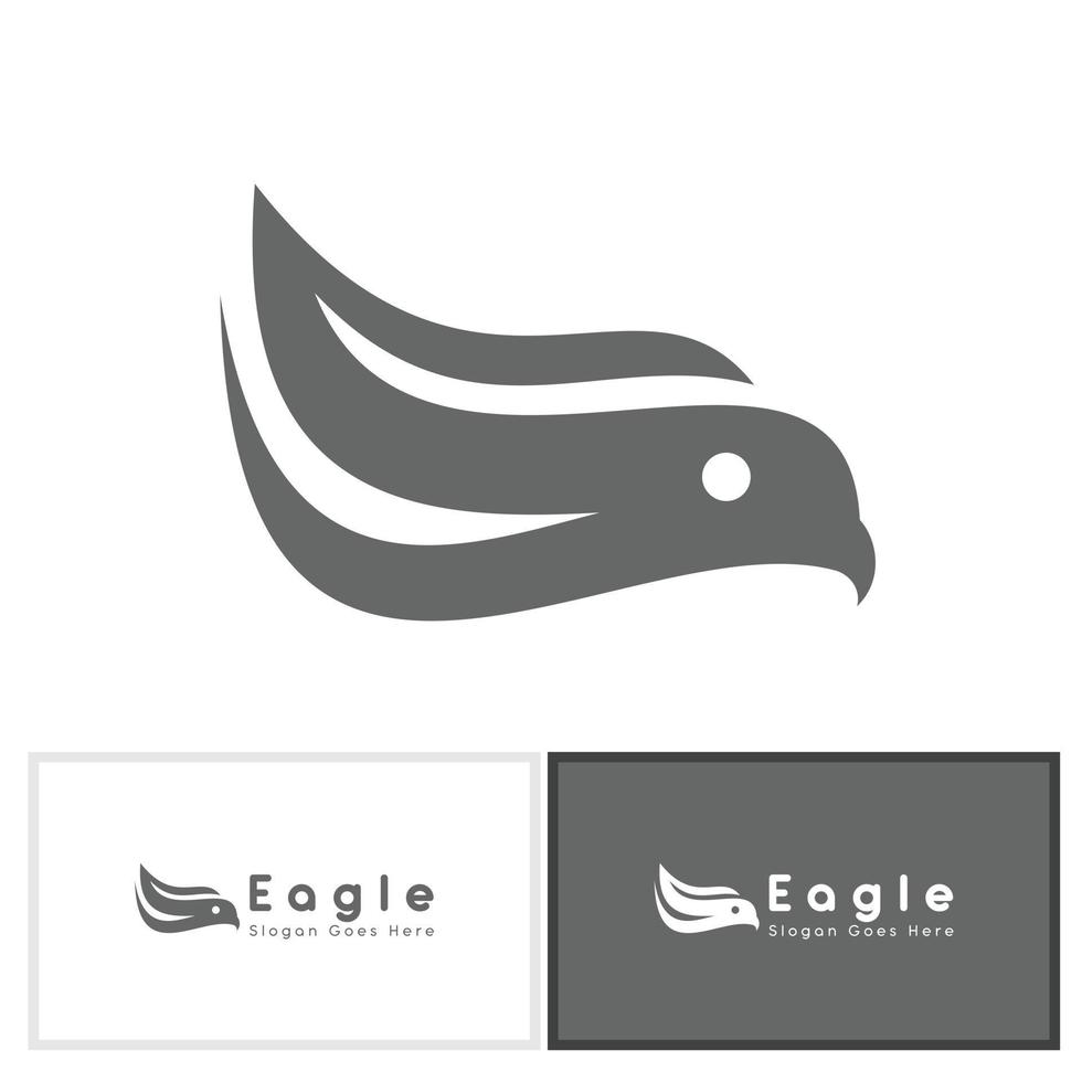 Eagle head logo vector design. bird vector template design.