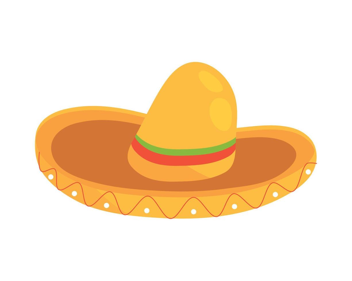 mexican traditional hat vector