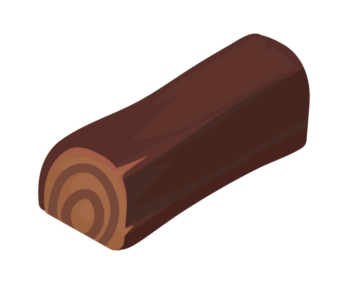 wooden trunk tree vector