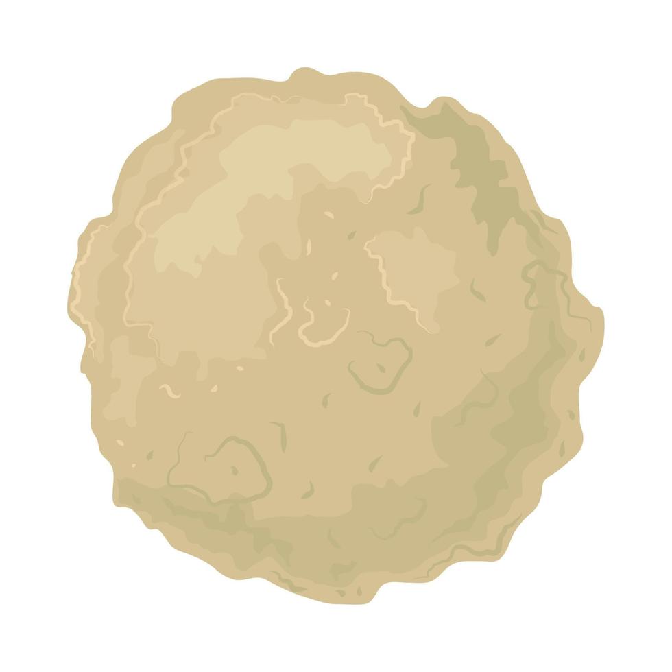 white chocolate ball vector