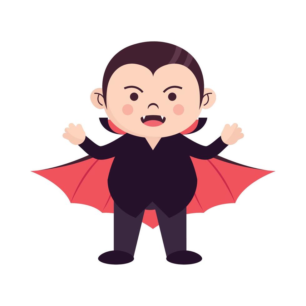 halloween dracula character vector