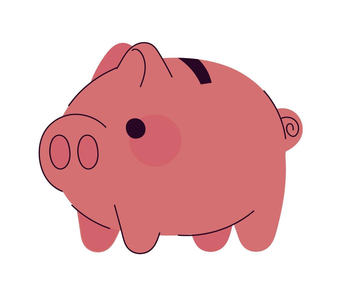 piggy bank icon vector