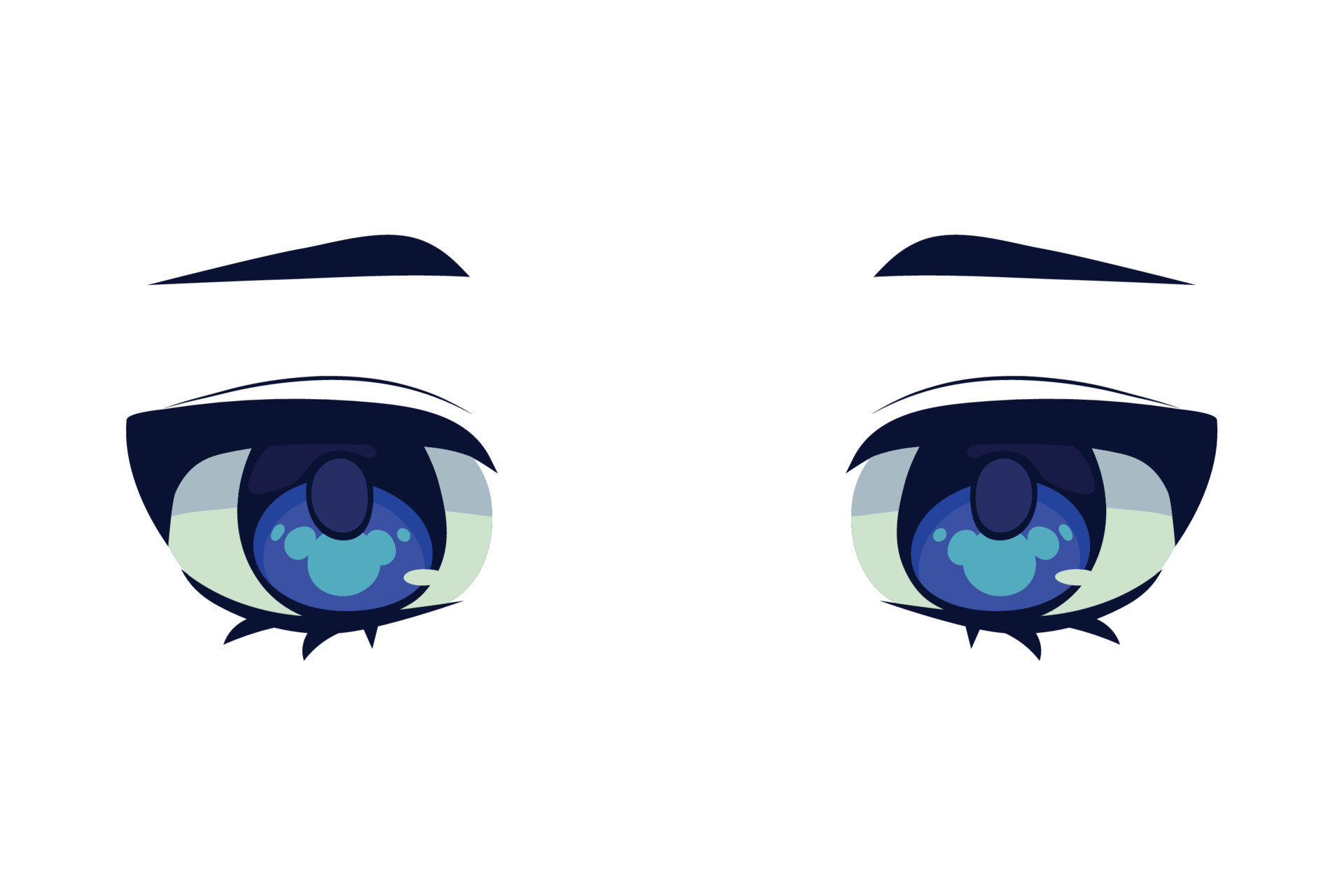 Anime Eye Assets By Coulden2017dx - Anime Eyes Closed Png Clipart, clipart,  png clipart