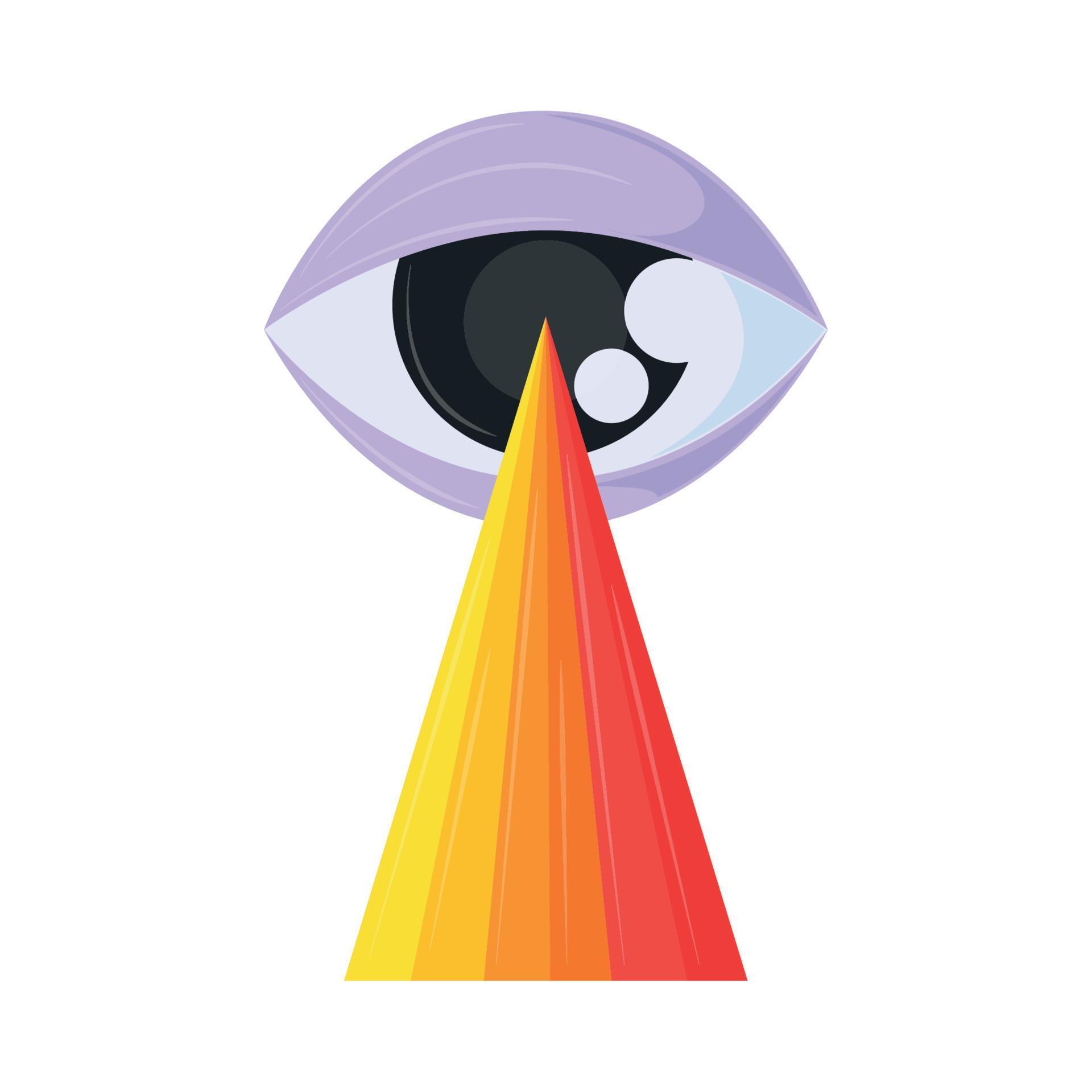 laser eye effect 90s modern 11484614 Vector Art at Vecteezy