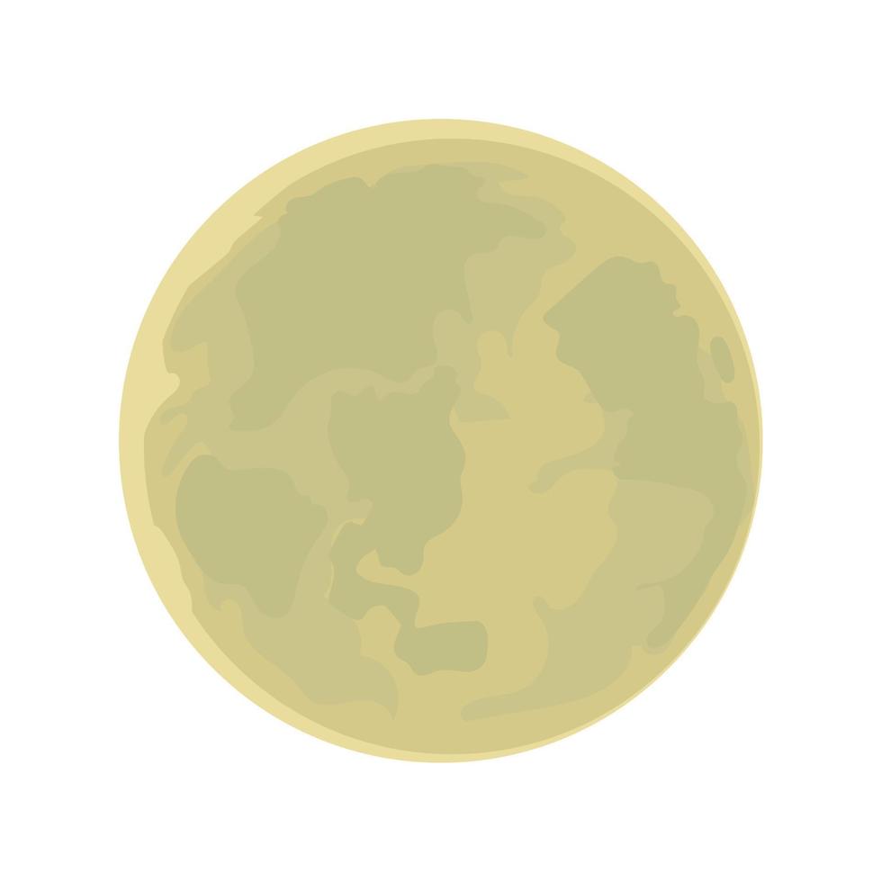 full moon icon vector