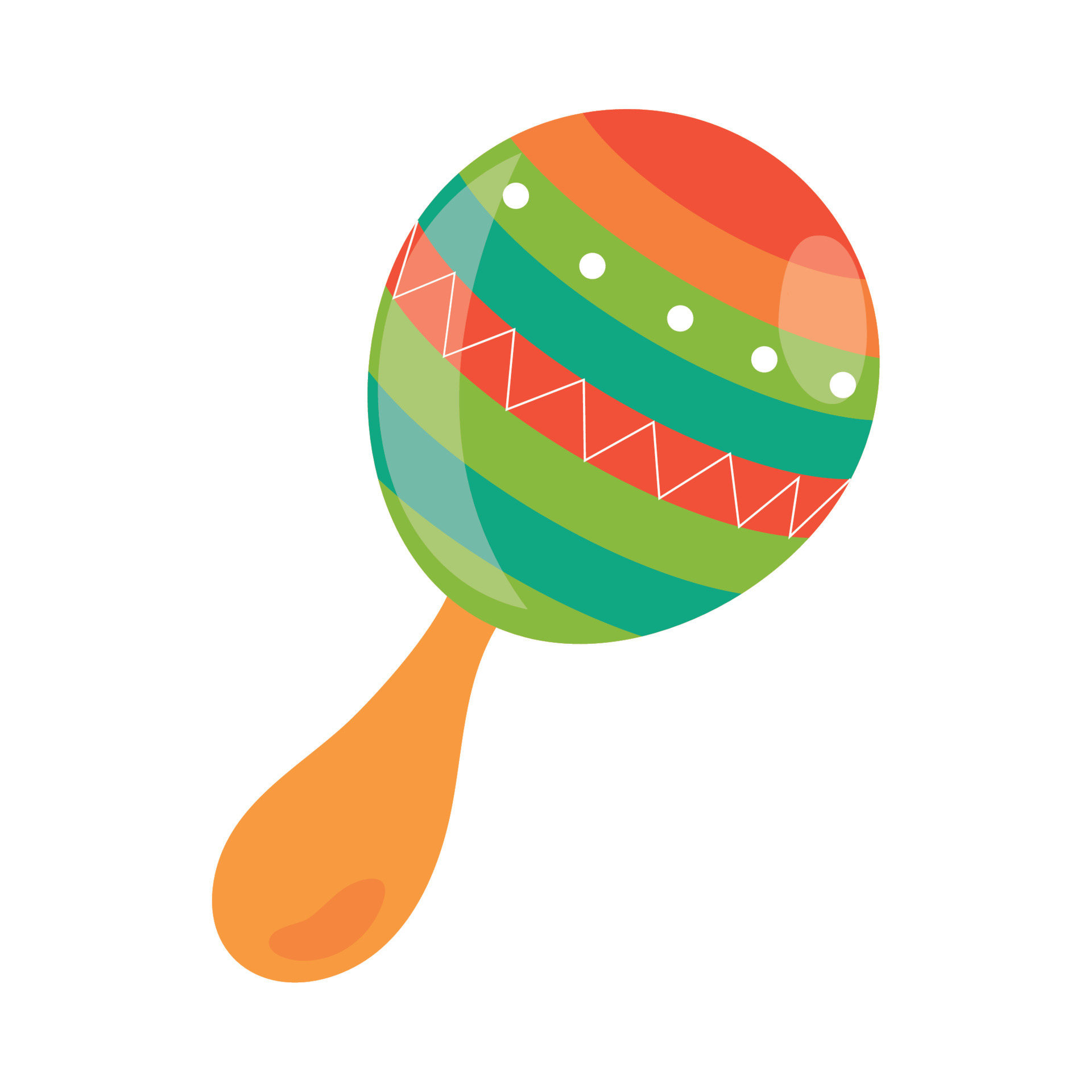 mexican maracas instruments 3661453 Vector Art at Vecteezy