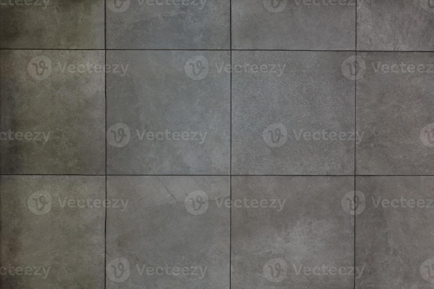 stone and ceramic floor tiles texture, view from above photo