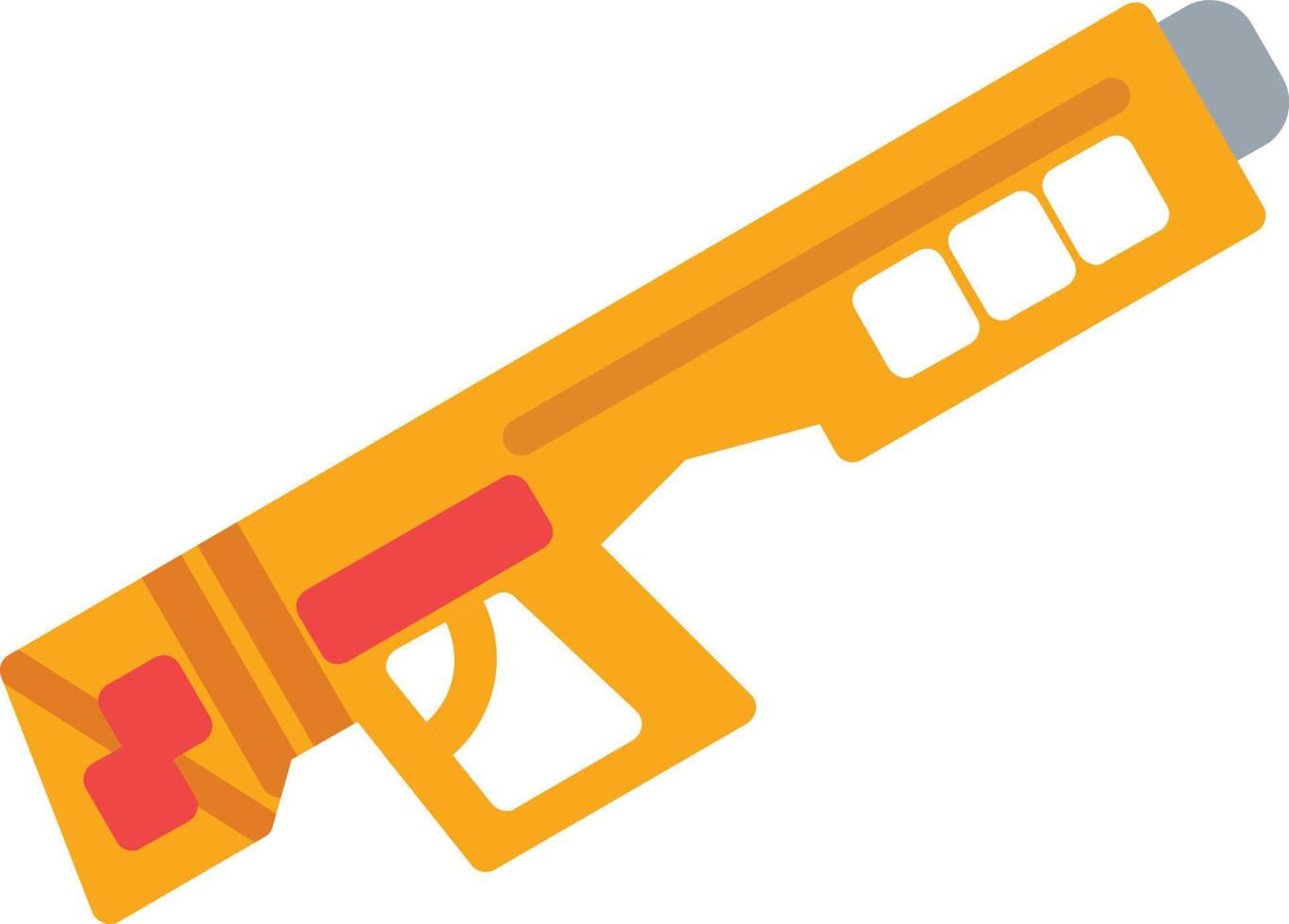 icono plano de pistola vector