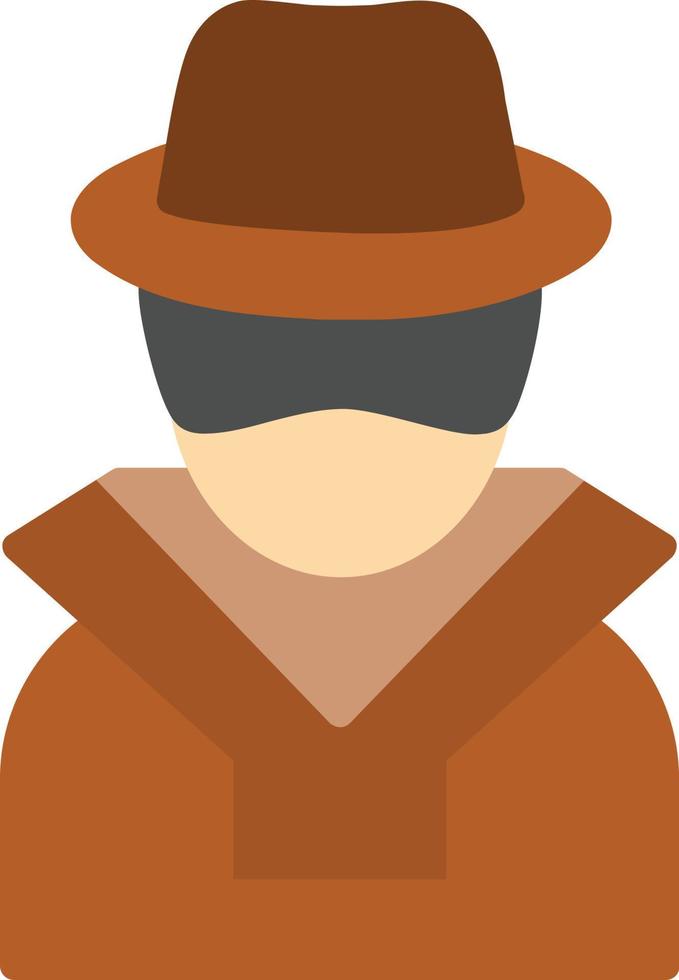 Spy Flat Icon vector
