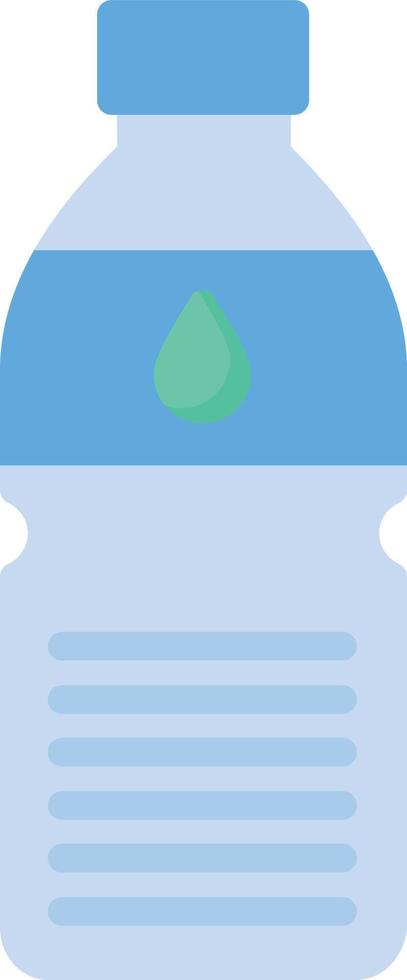 Water Bottle Flat Icon vector