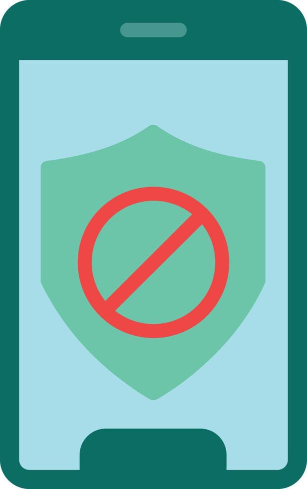 Access Denied Flat Icon vector