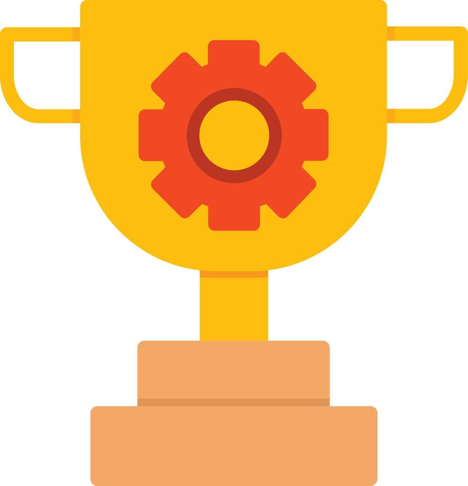 Trophy Glyph Icon vector