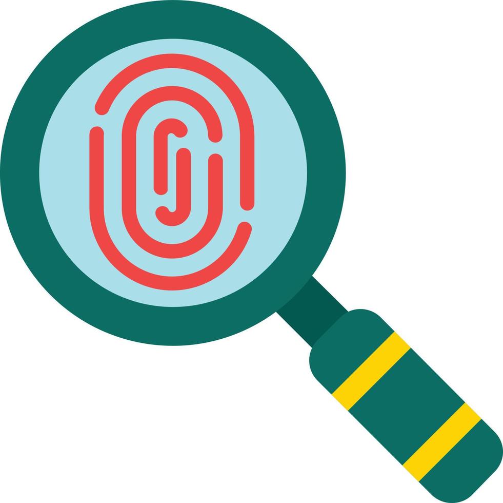 Investigation Flat Icon vector