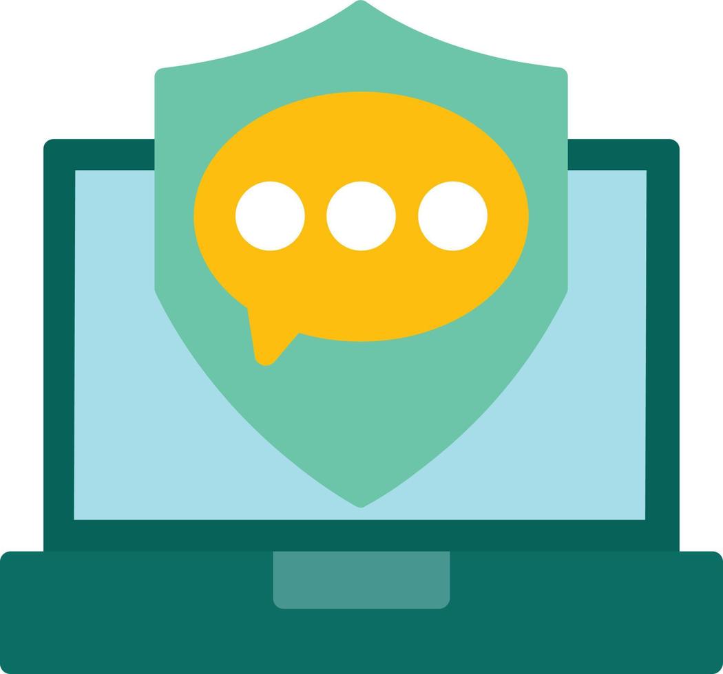 Chat Flat Icon vector