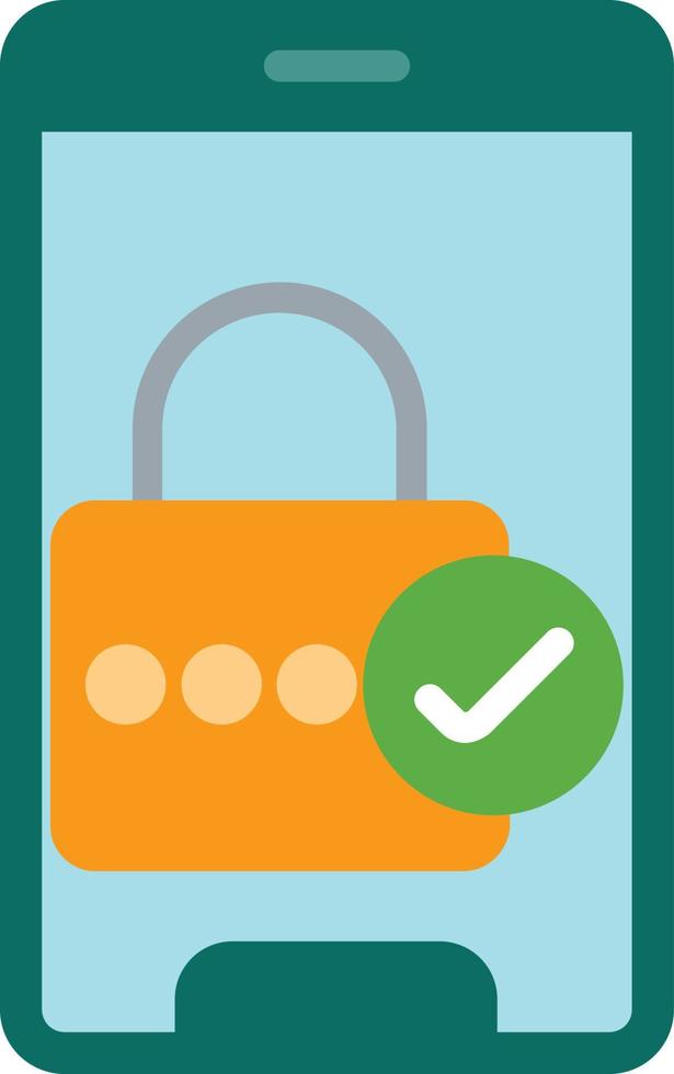 Login Flat Icon vector