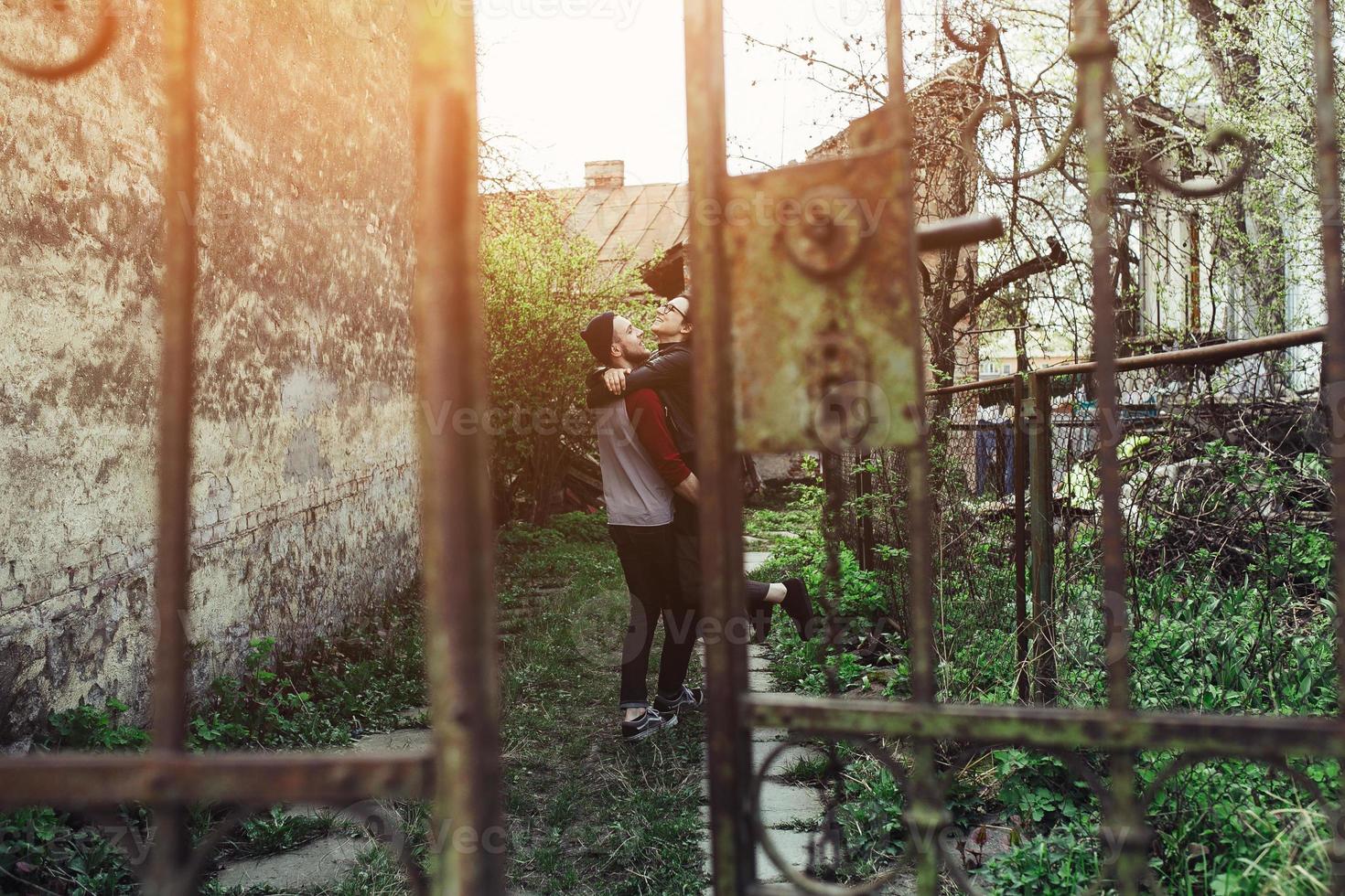 Young beautiful couple photo