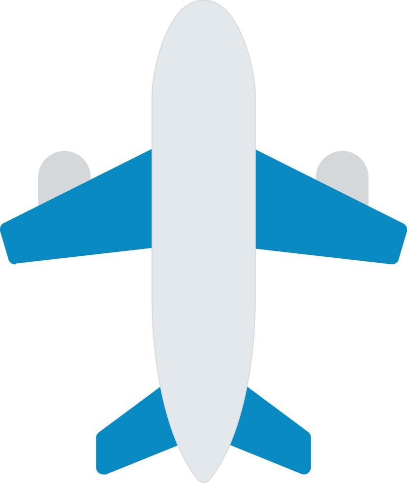 icono de avion plano vector