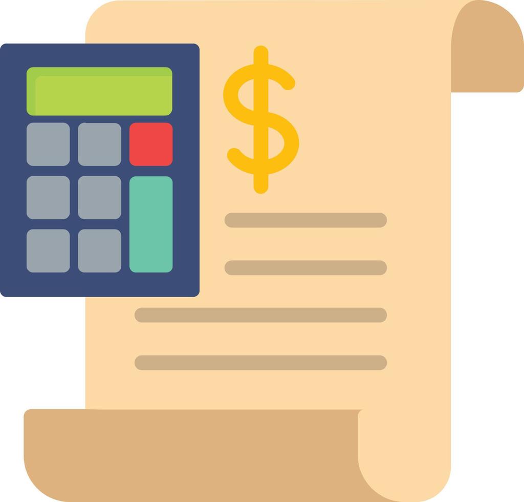 Accounting Glyph Icon vector