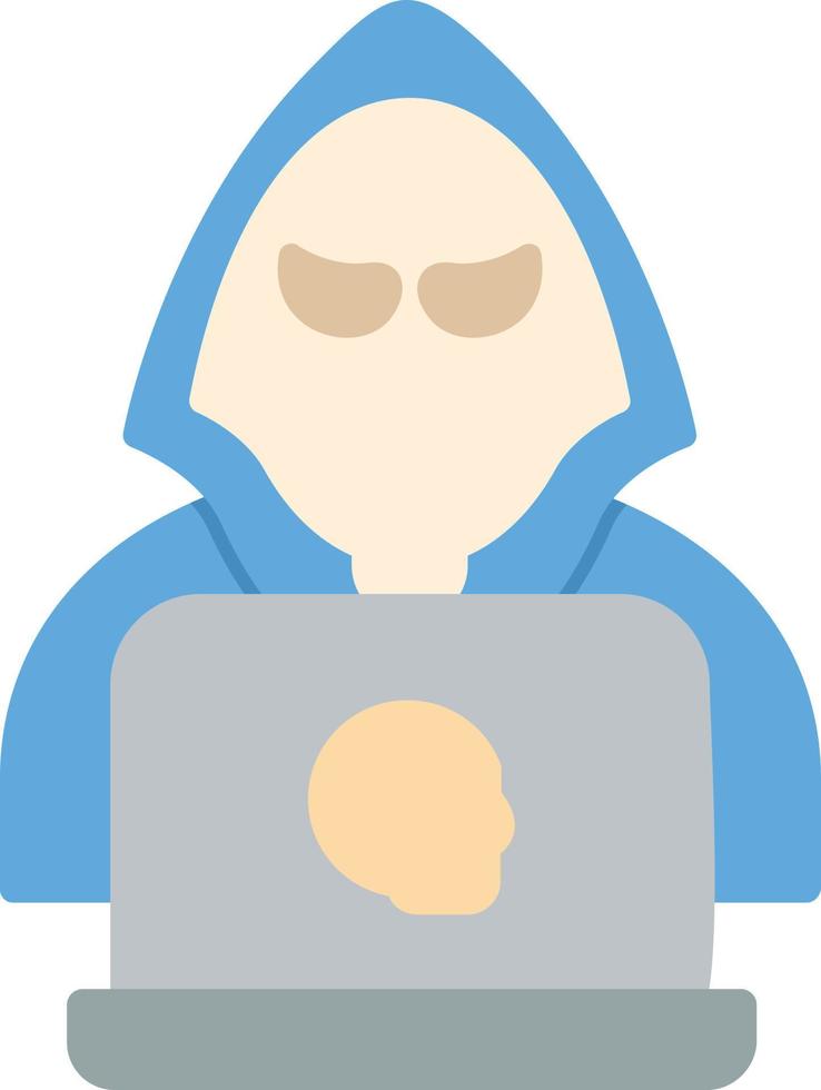 Hacker Flat Icon vector