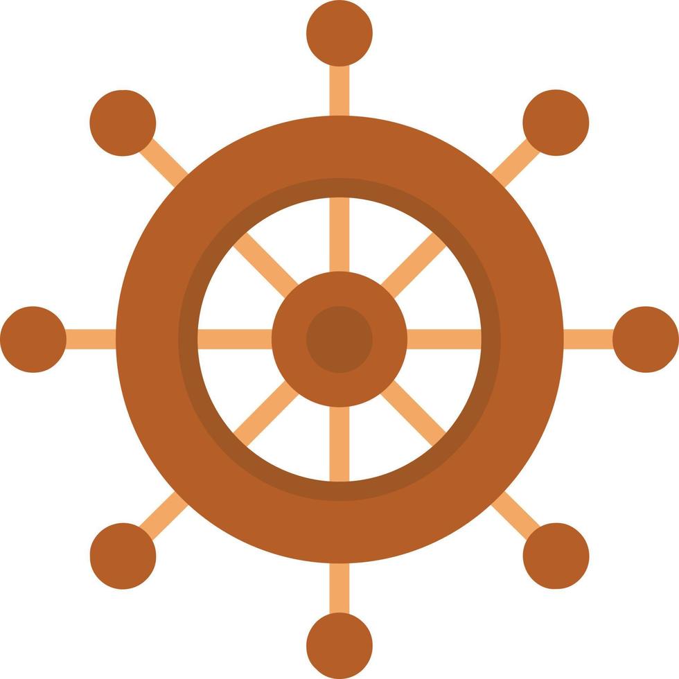 Rudder Flat Icon vector