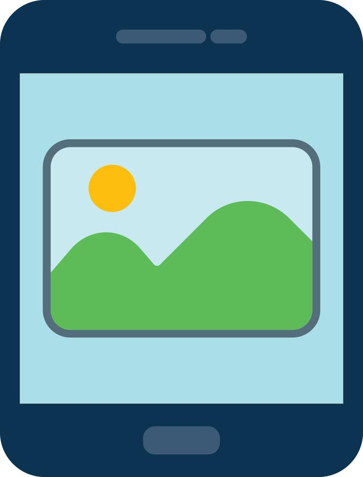 Gallery Flat Icon vector