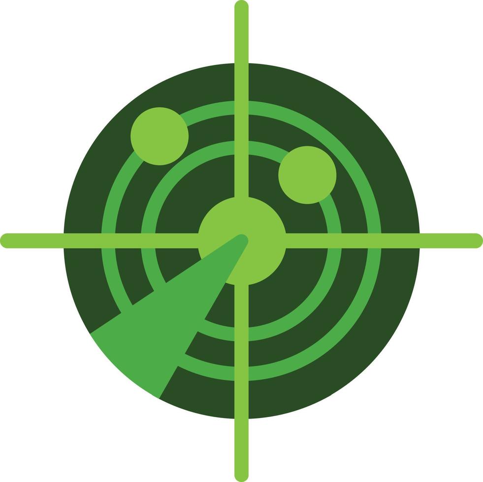 Radar Flat Icon vector