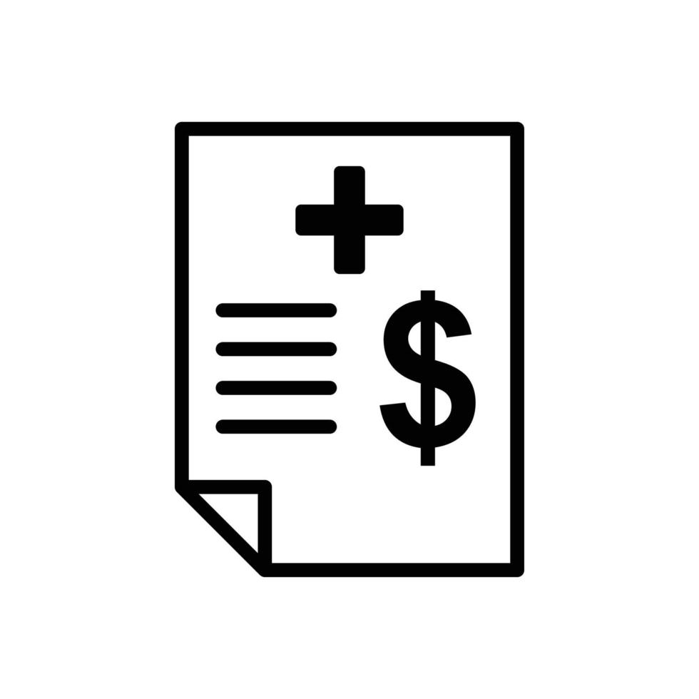bill icon vector design template