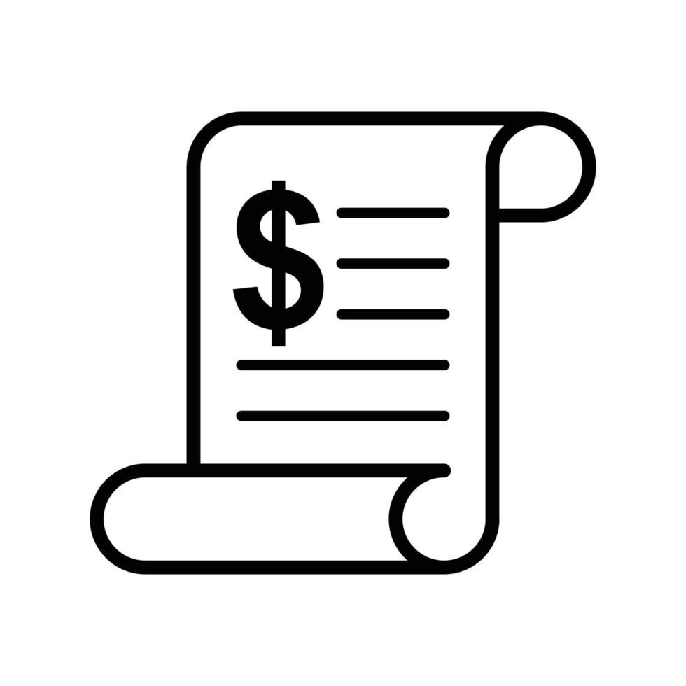 bill icon vector design template