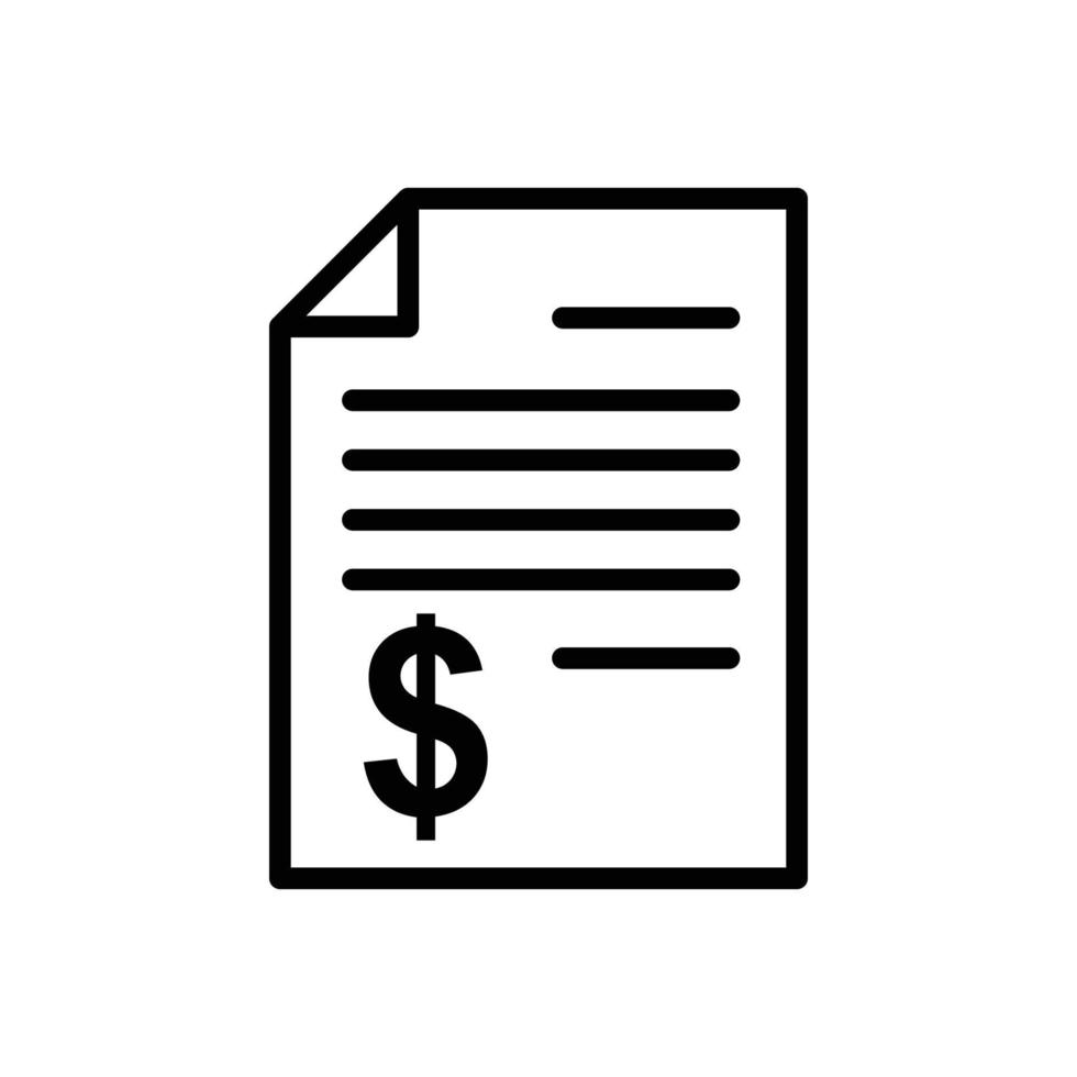 bill icon vector design template