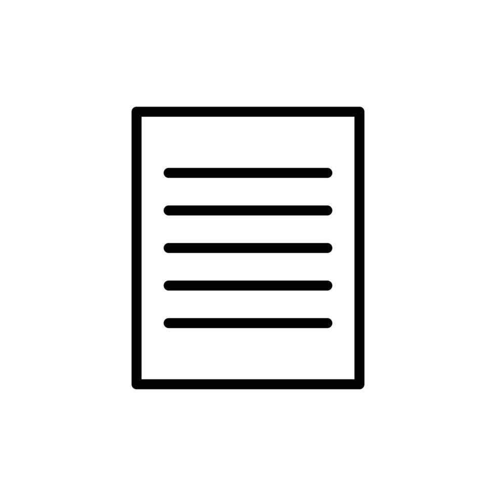 plantilla de diseño de vector de icono de documento